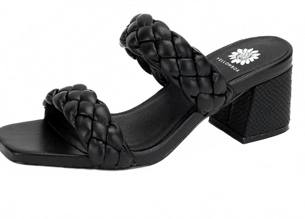 NEW YELLOWBOX women's ceana sandals in black